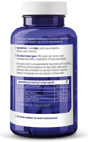 Vitakruid Visolie Forte 90 softgel capsules