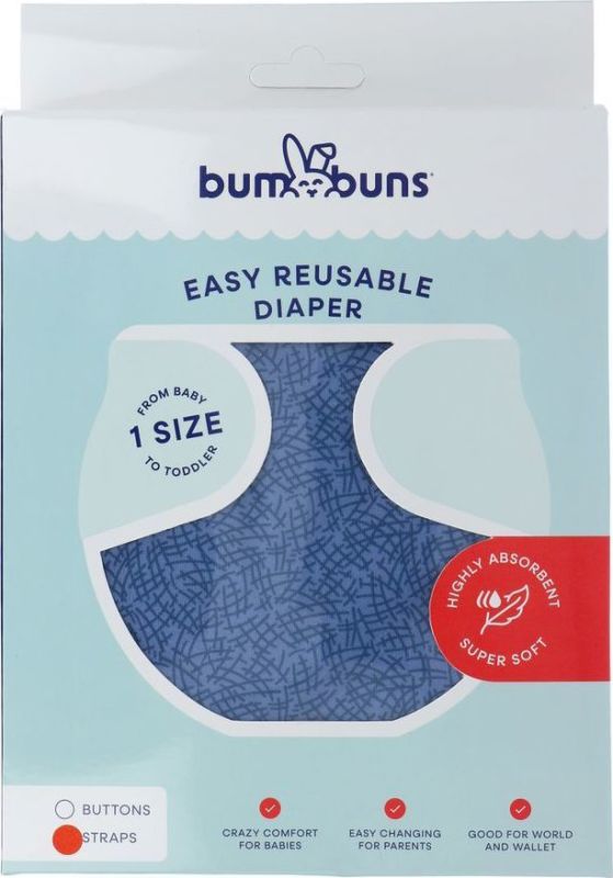 Luier Texture Denim Blue 1st