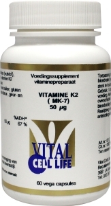 Vitamine K2 50Mcg 60 Capsules