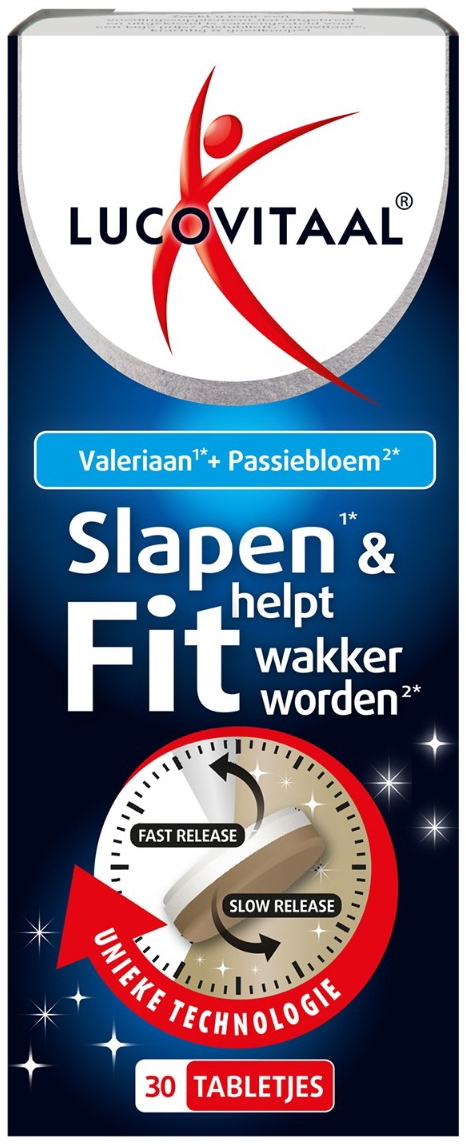 Lucovitaal Slapen & Fit Wakker 30 tabletten