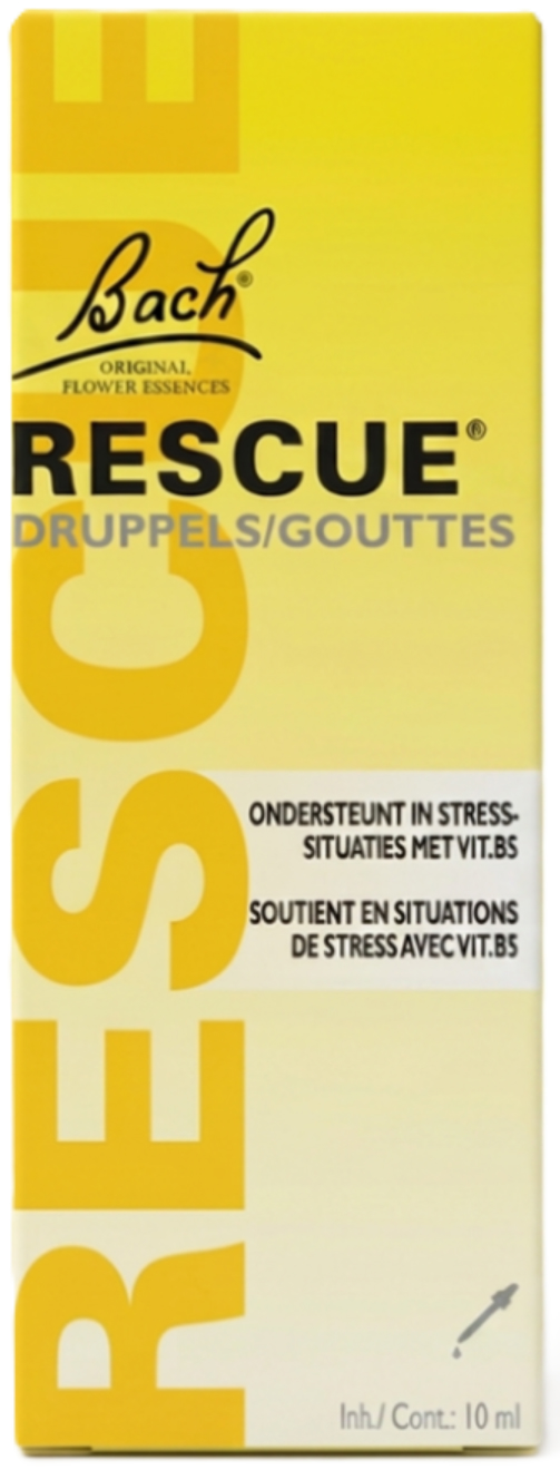 Bach Rescue Druppels Zonder Alcohol 10 ml
