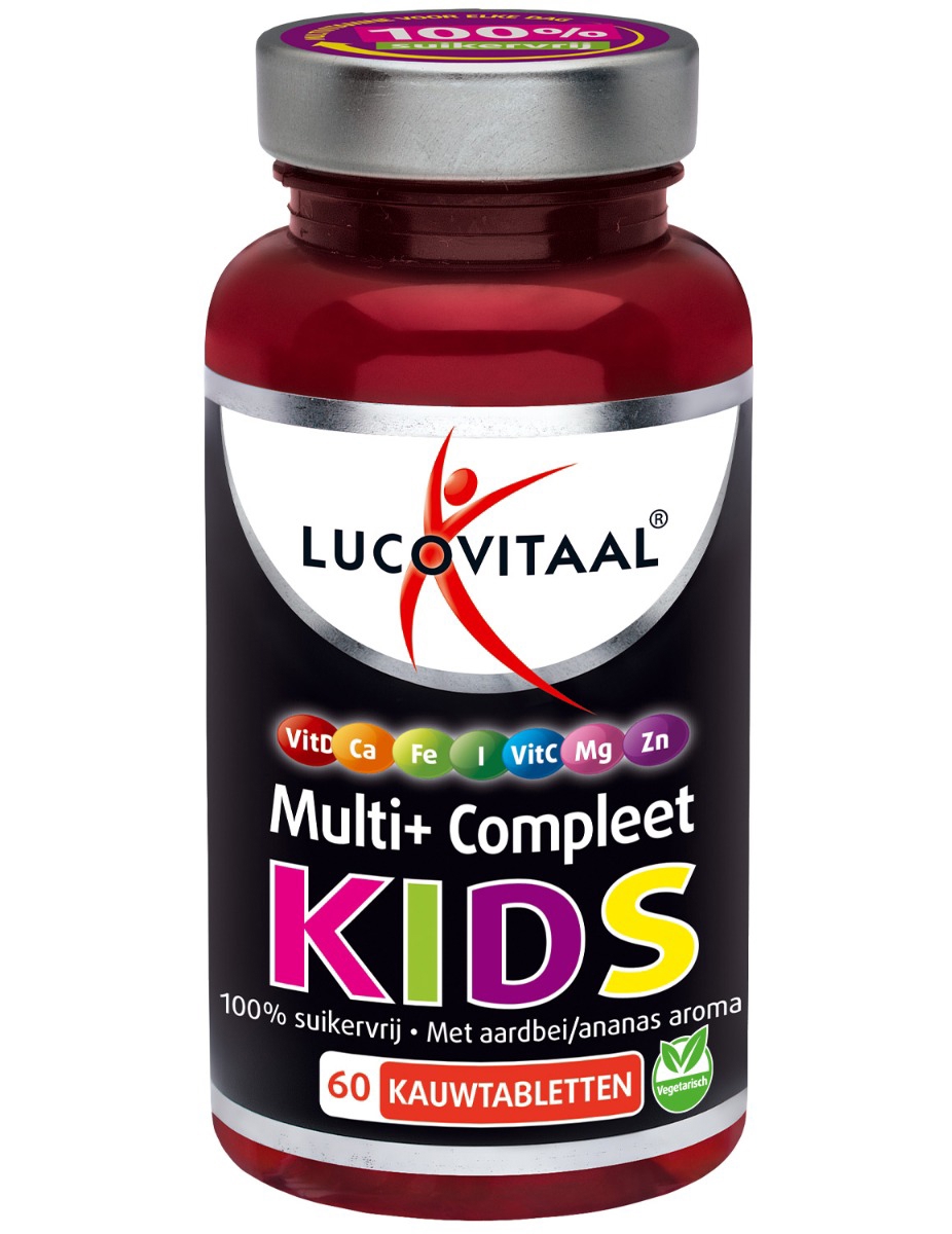 Lucovitaal Multi+ Compleet Kids 60 Kauwtabletten