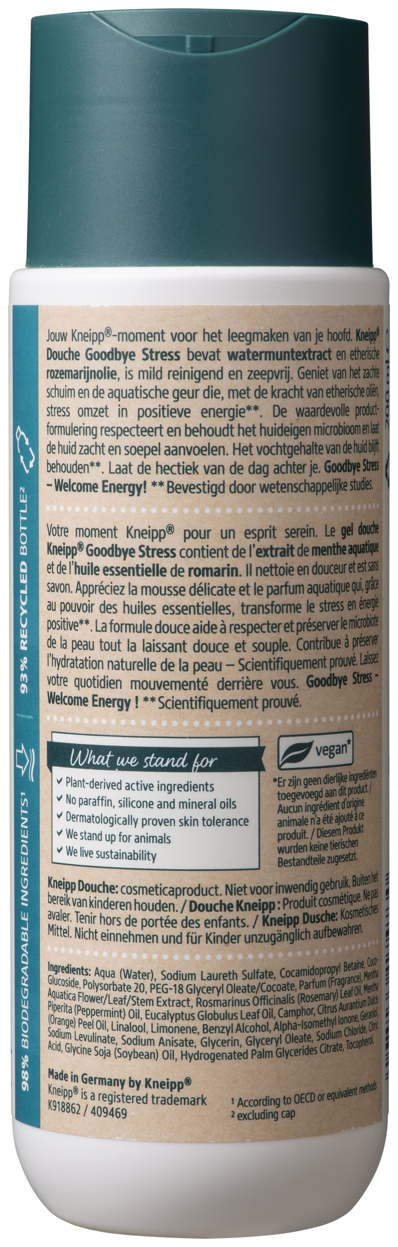 Kneipp Goodbye Stress Douche 200 ML