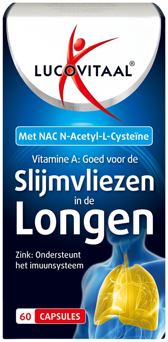 Lucovitaal Slijmvliezen in de Longen 60 capsules