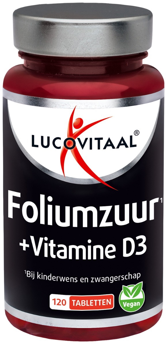 Lucovitaal Foliumzuur + Vitamine D3 120 tb