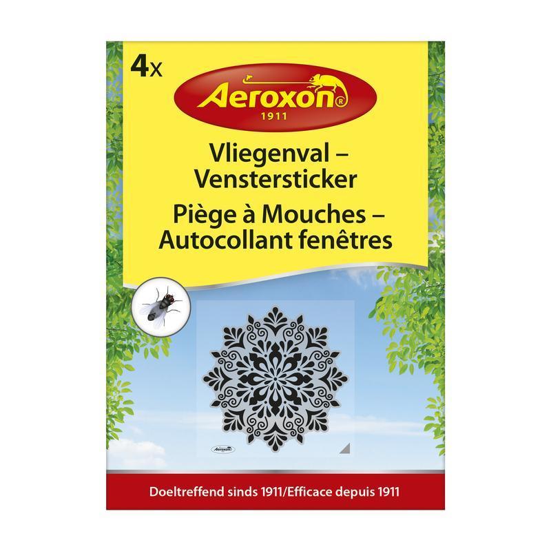 Aeroxon Vliegenval Venstersticker 4 St.