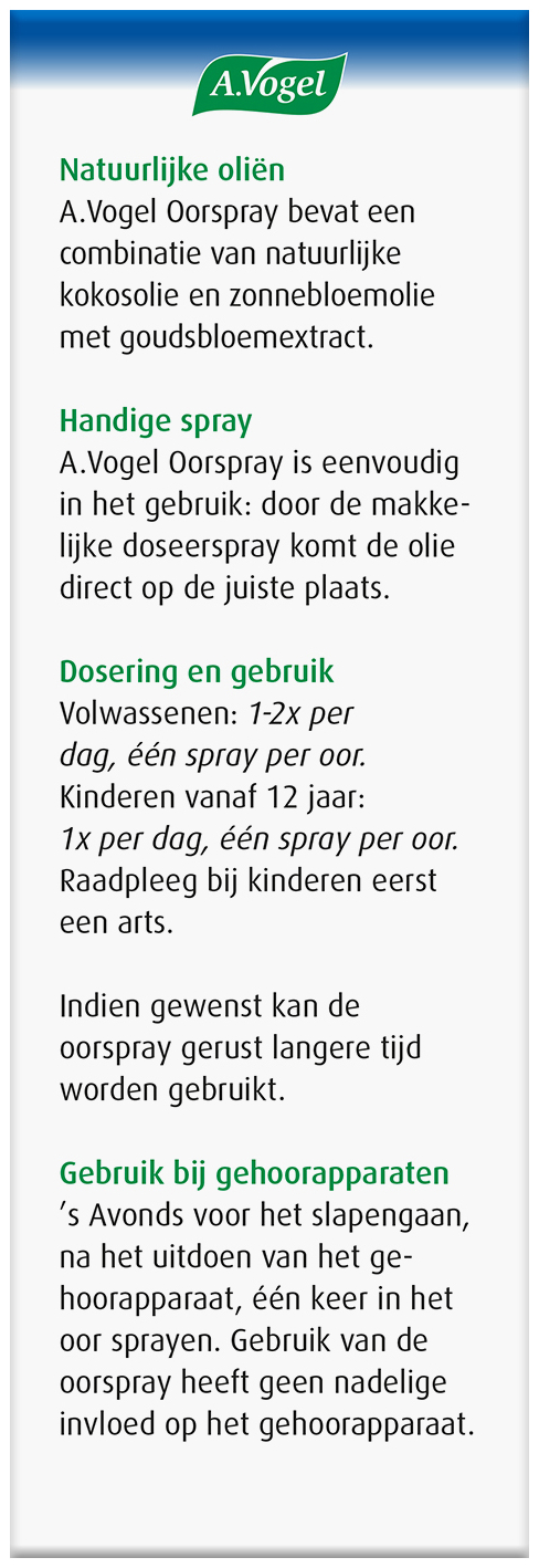 A.Vogel Oorspray Droge Huid 20ml