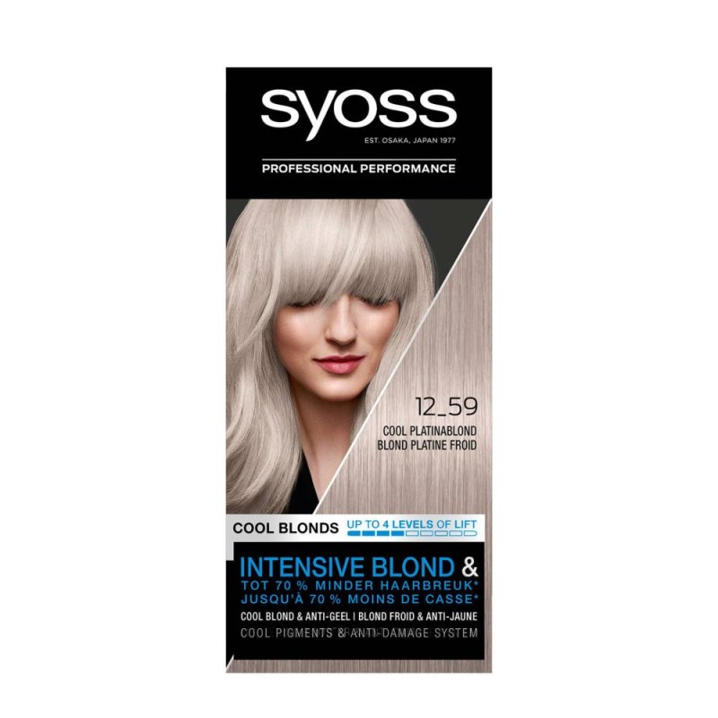 Blond Cool Blonds Color 12-59 Cool Platinum Blond 1 sruk