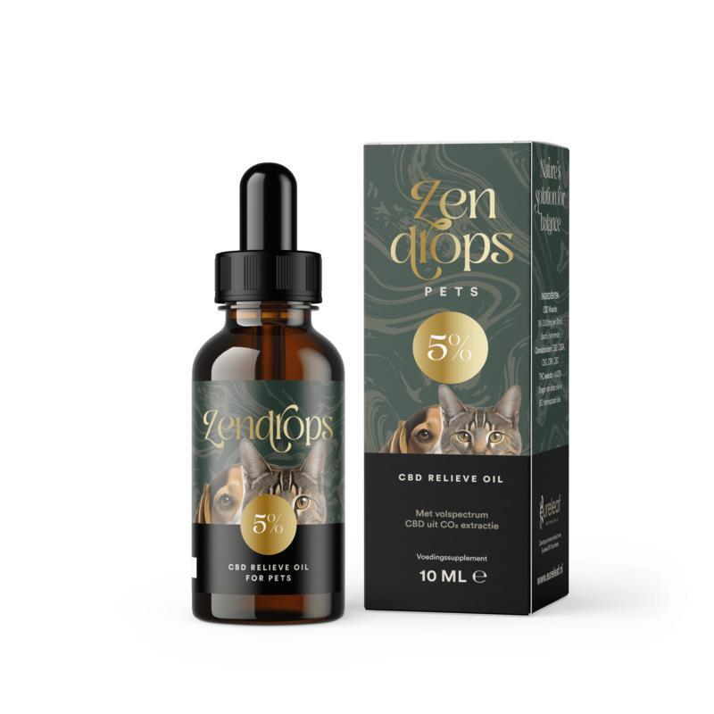 CBD relieve oil pets 5% 10ml