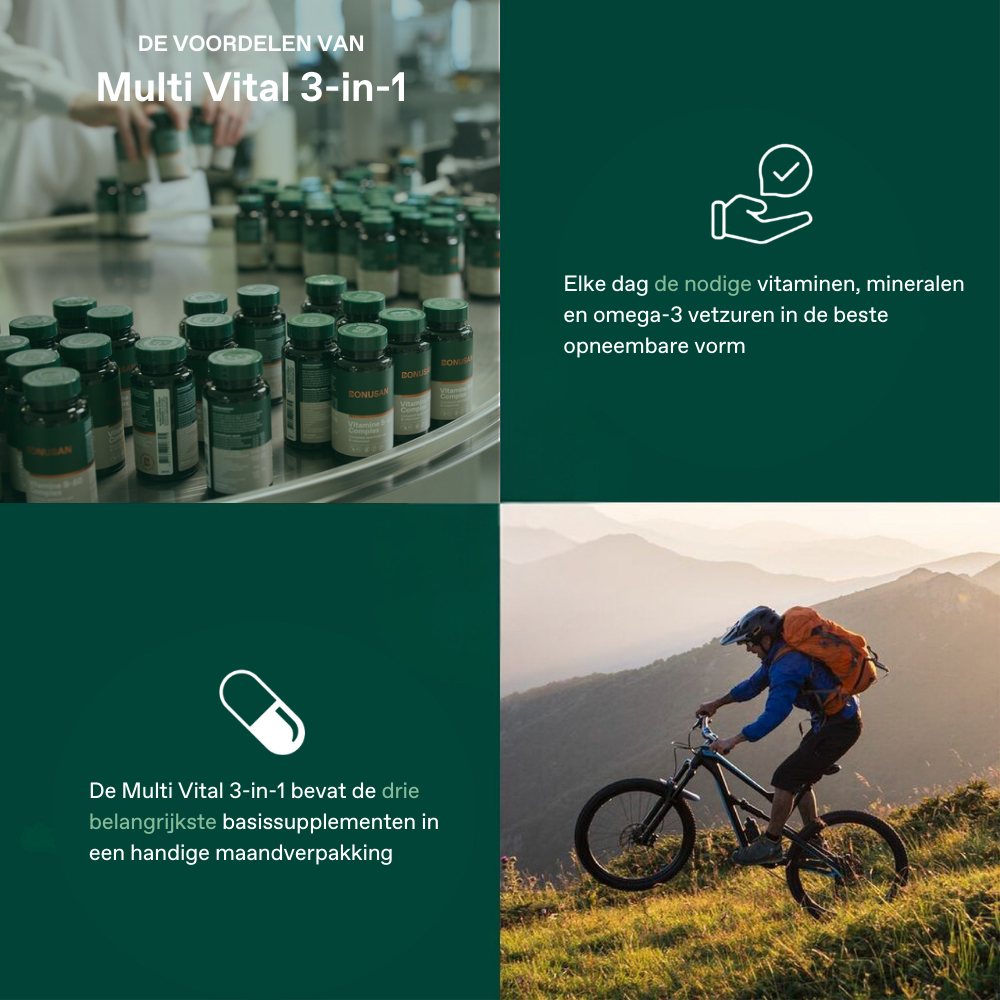 Bonusan Multi Vital 3-in-1 84 Stuks