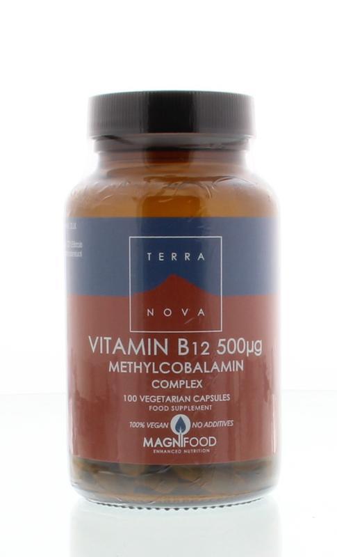 Vitamine B12 500 mcg complex 100 Capsules