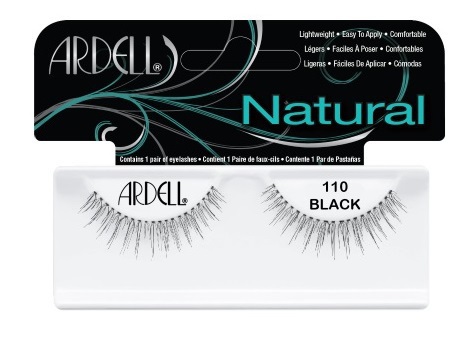 Wimpers natural 110 zwart 2st