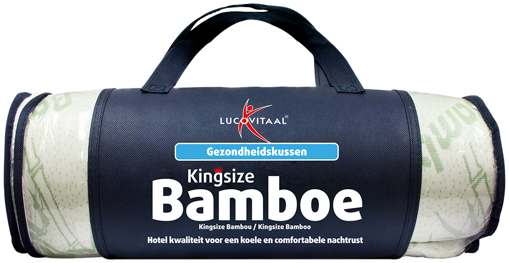 Lucovitaal Kingsize Bamboe Hoofdkussen 1 stuk