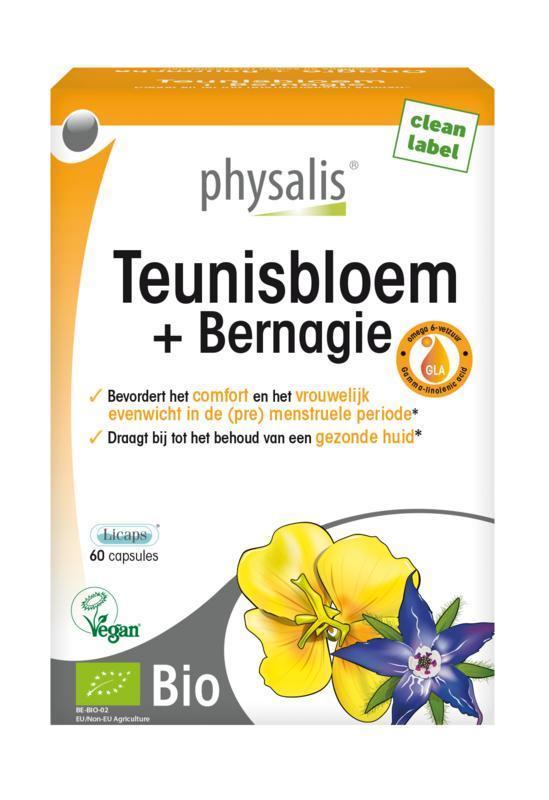 Teunisbloem & Bernagie Bio 60 Capsules