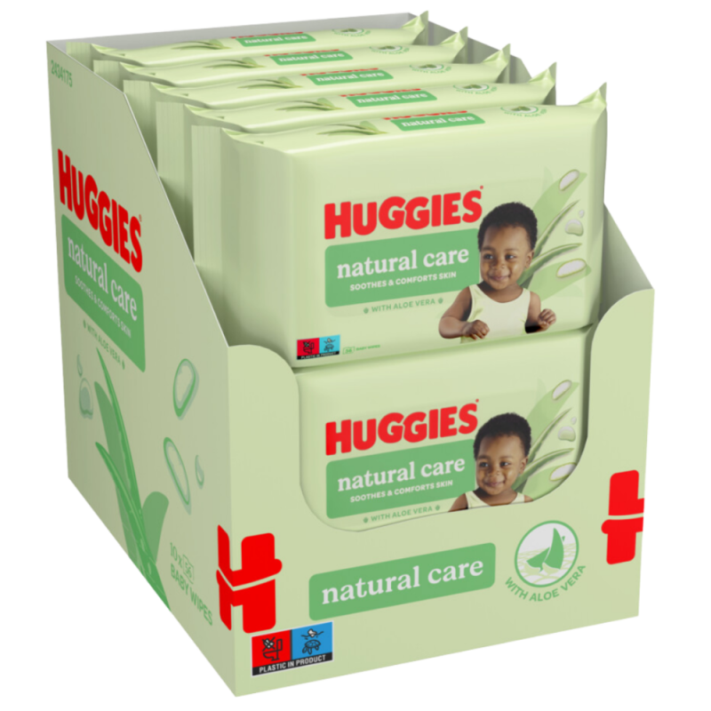 Billendoekjes Natural Care 10 x 56 stuks