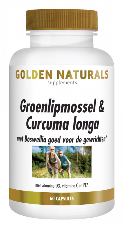 Groenlipmossel & Curcuma longa 60 capsules