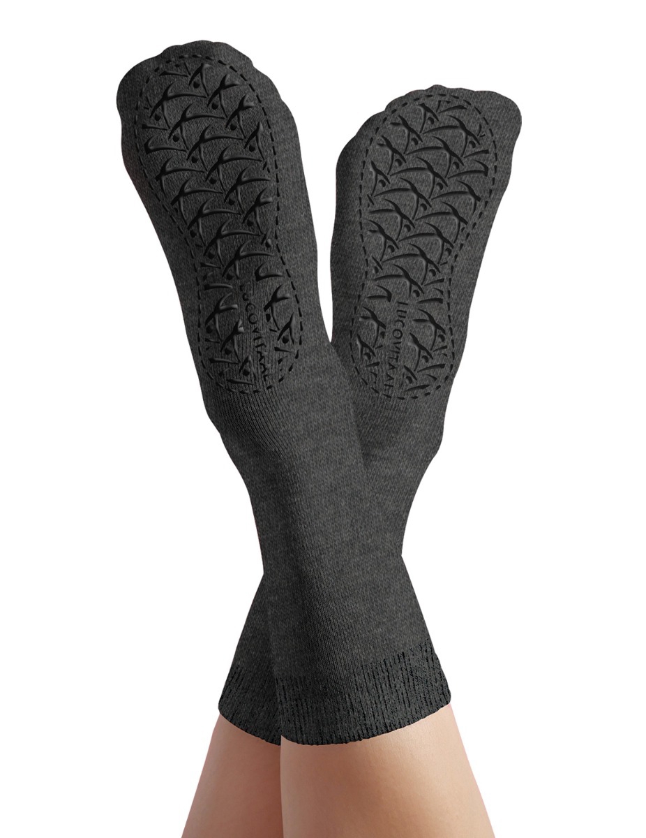 Lucovitaal Huissokken Anti Slip Bamboe One Size 1 Paar