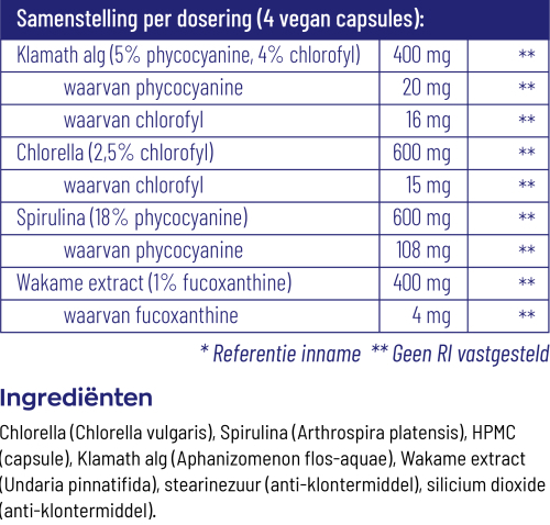 Vitakruid Marine Fytoplankton 120 vegan capsules