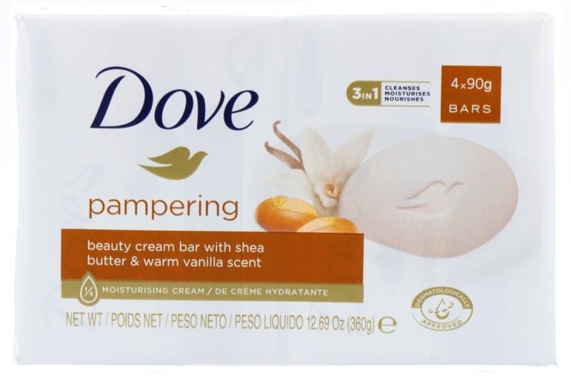 Dove Zeep Sheabutter 4 x 90 gram