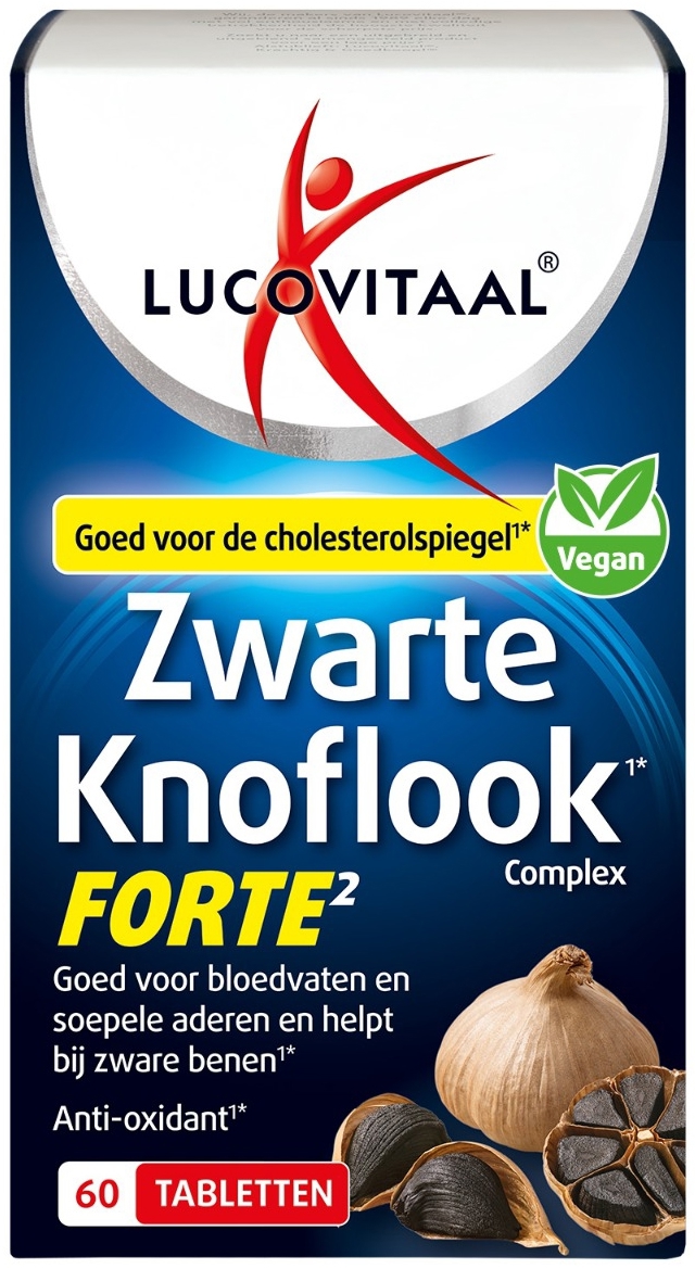 Lucovitaal Zwarte Knoflook Forte Vegan 60 tabletten