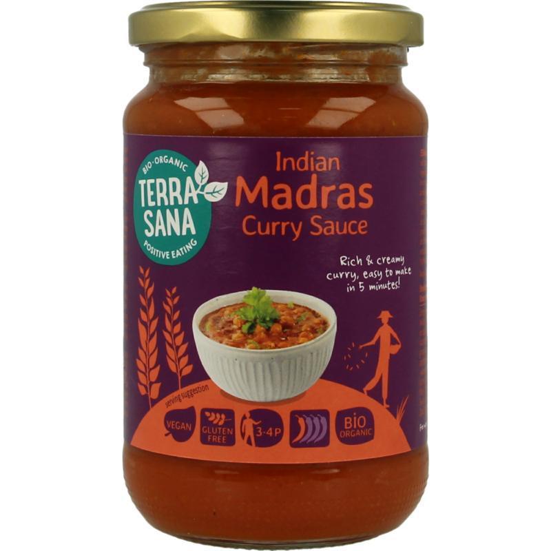 TerraSana Curry sauce madras bio 350g