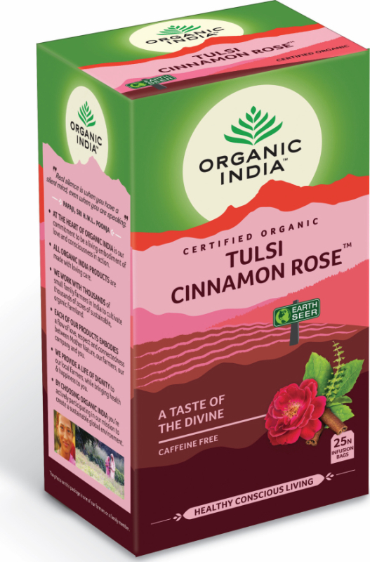Organic India Thee cinnam rose 25zk