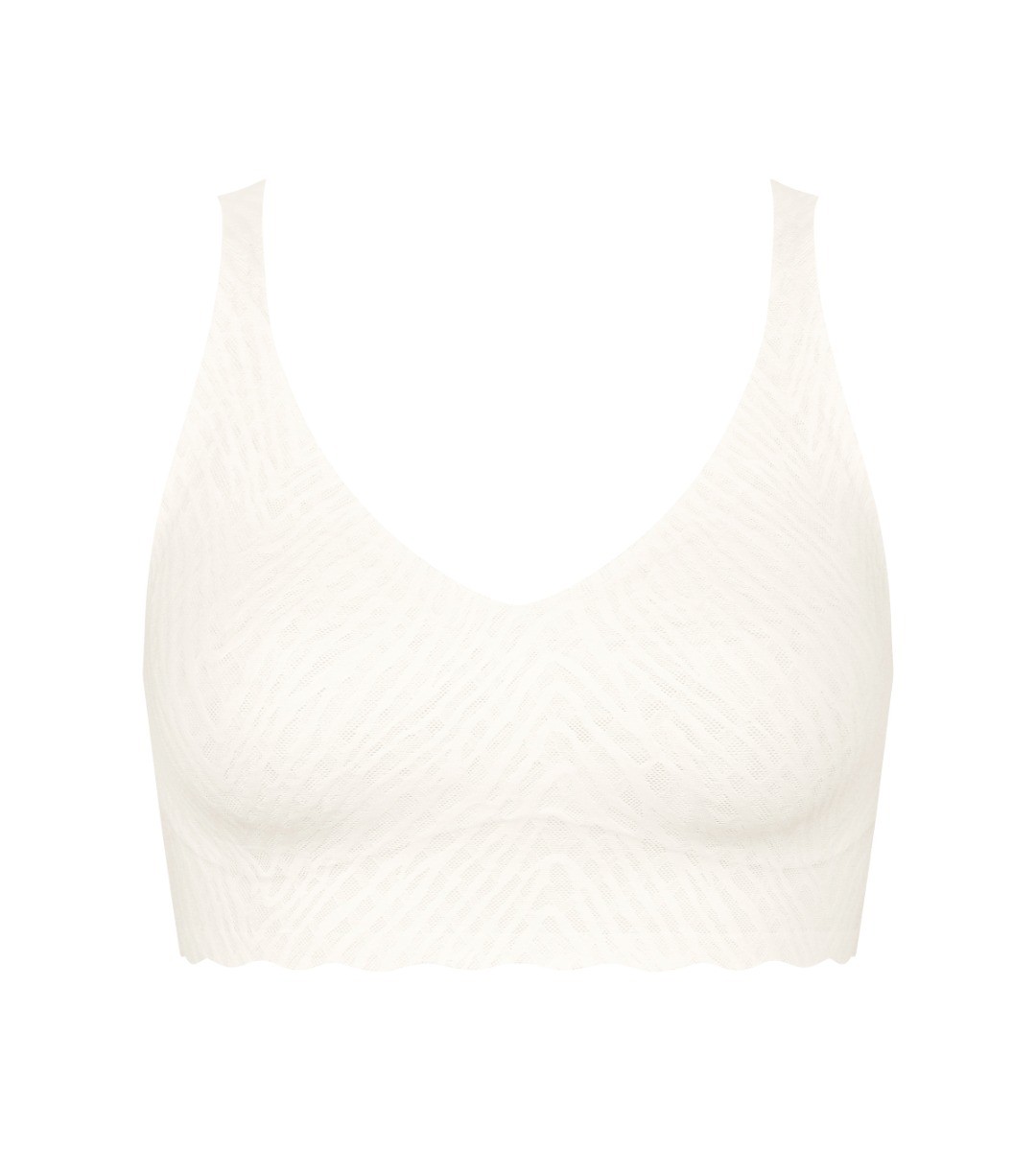 Sloggi Dames ZERO Feel Bliss Bralette Silk White