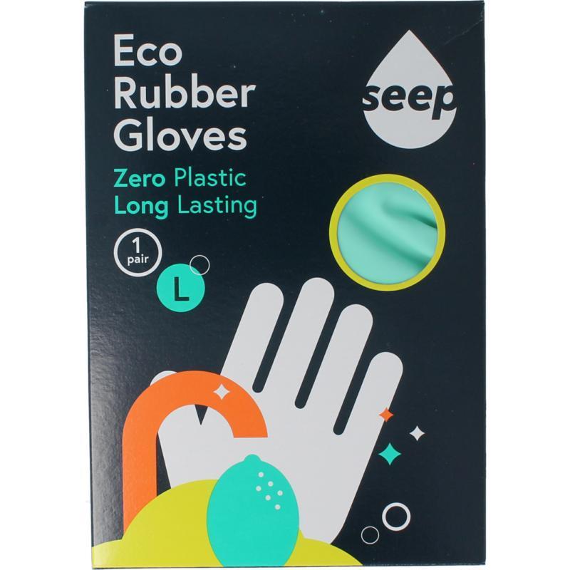 Handschoen fairtrade rubber composteerbaar mt L 1paar