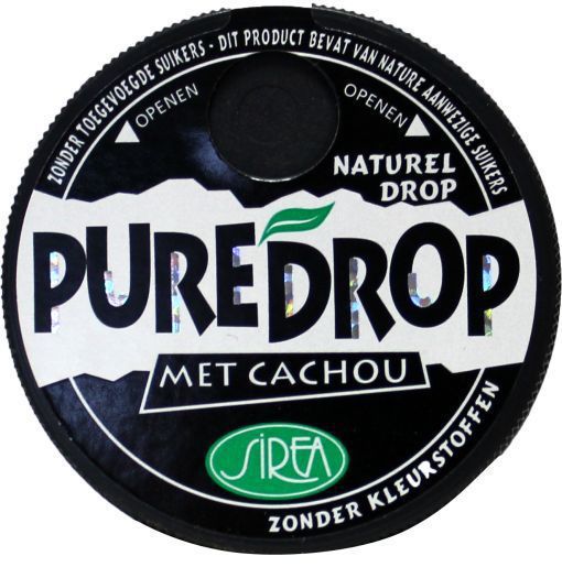 Cachou naturel drop potje 18 x 13g