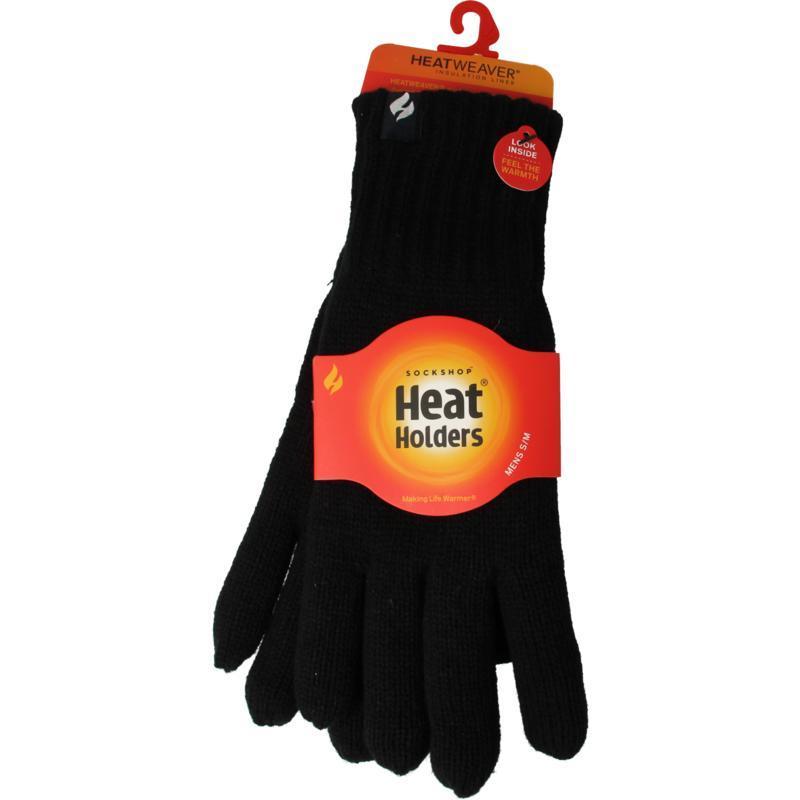 Mens cable gloves navy maat S/M 1paar
