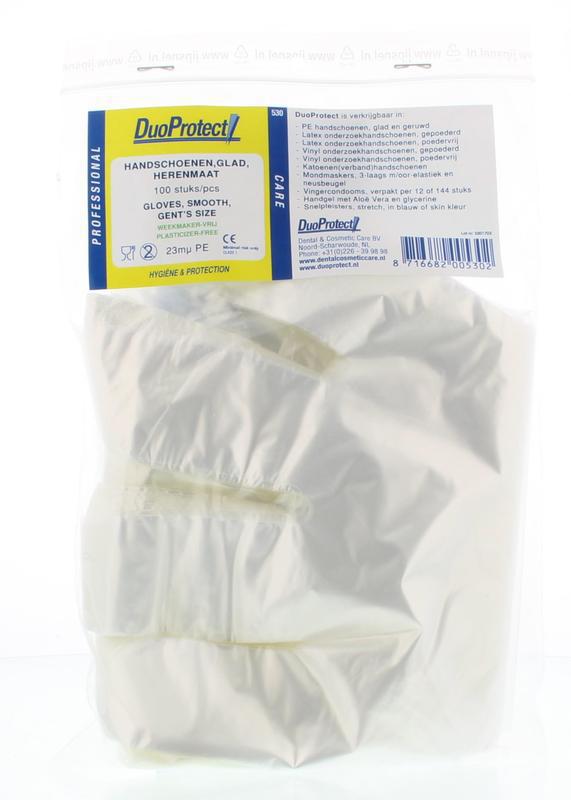 Wegwerphandschoen glad 100st