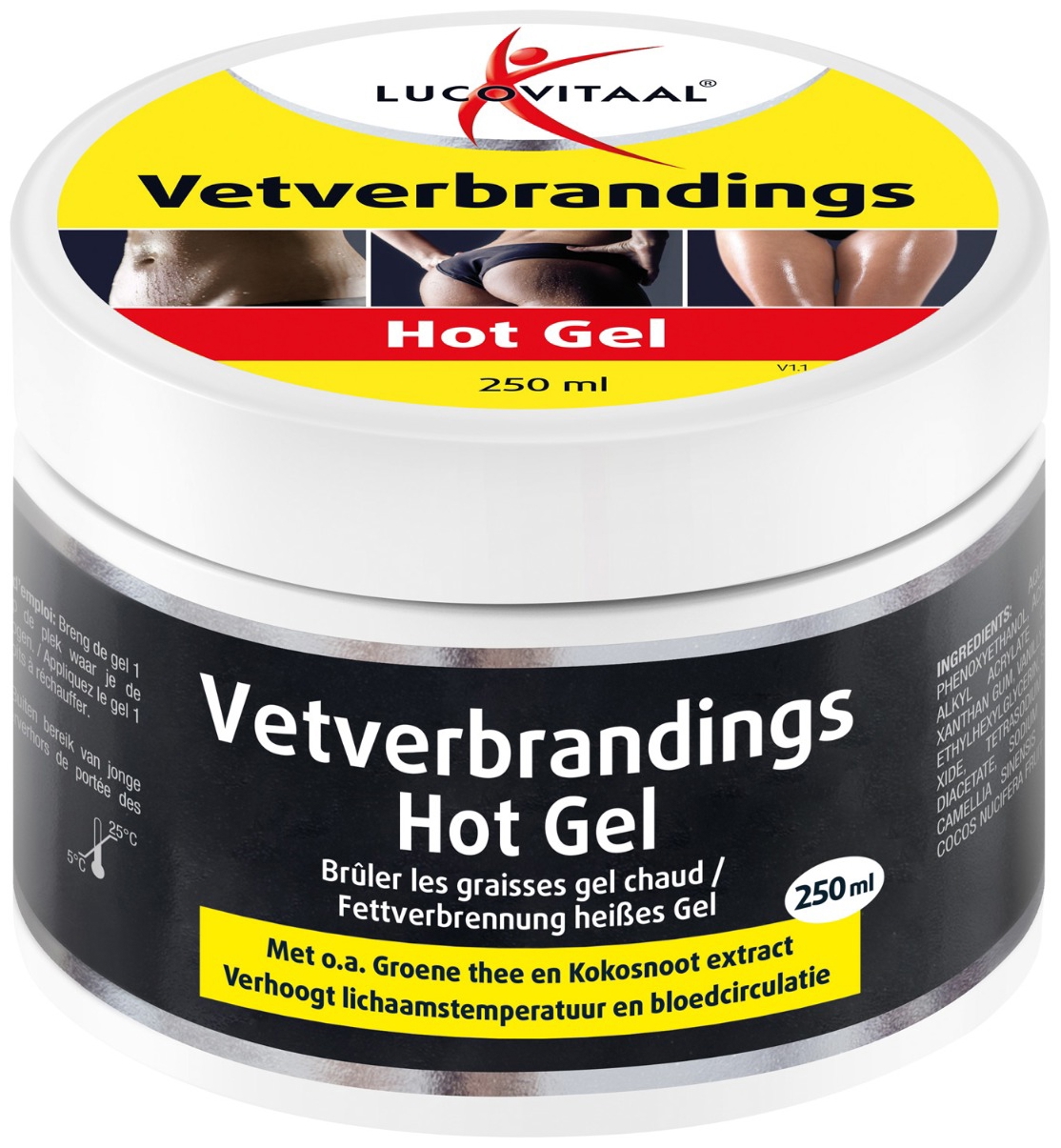 Lucovitaal Vetverbrandings Hot Gel 250ml