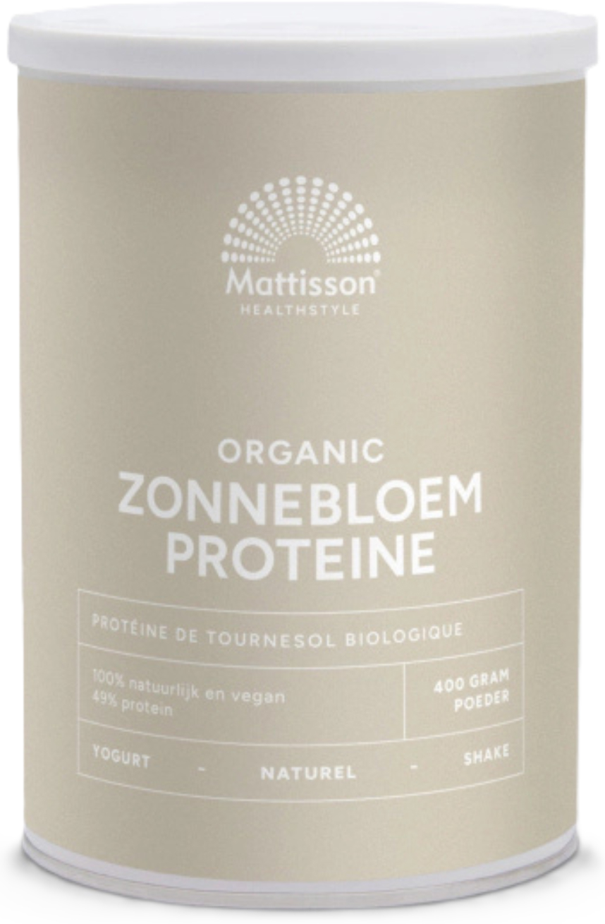 Biologische Zonnebloem Proteïne Poeder 400 Gram