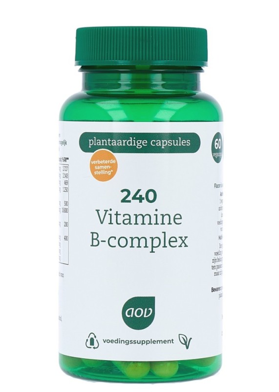 Aov 240 Vitamine B-complex 60 Vegicapsules