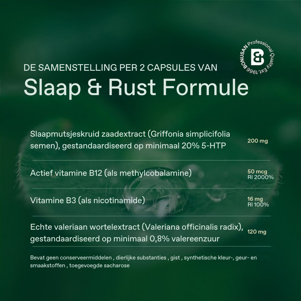 Bonusan Slaap & Rust Formule 60 Capsules