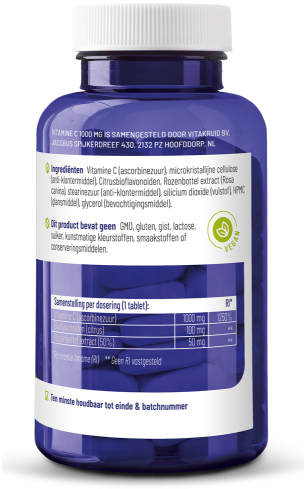 Vitakruid Vitamine C 1000 mg 90 Tabletten