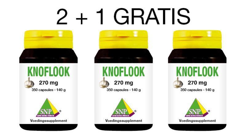 Knoflook 2 + 1 gratis 1050 Capsules