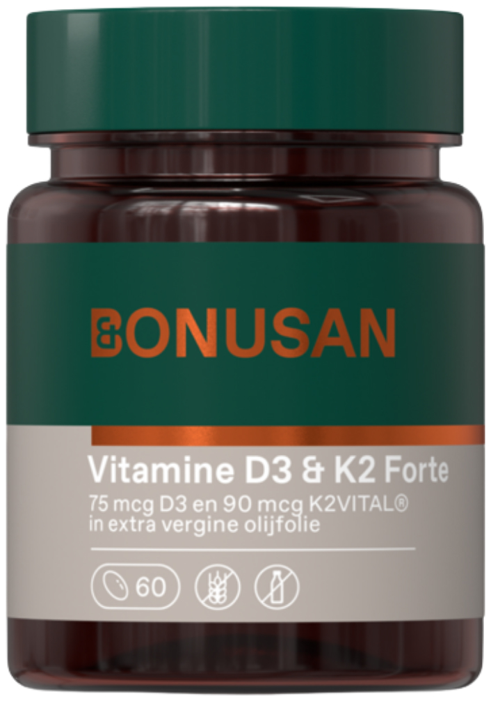 Bonusan Vitamine D3 & K2 60 Softgels
