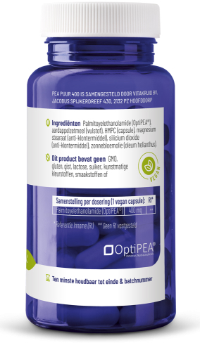 Vitakruid PEA Puur 400 60 vegetarische capsules