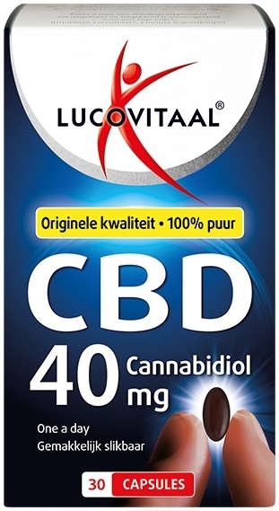Lucovitaal CBD 40 mg 30 capsules