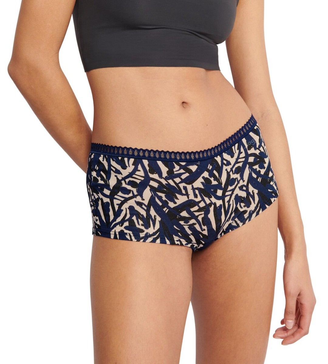Sloggi Go Crush Dames Short 3-Pack Blue - Dark Combination