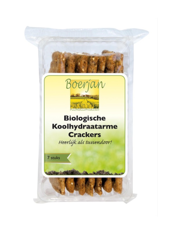 Boerjan Koolhydraatarme Crackers Naturel 7 Stuks