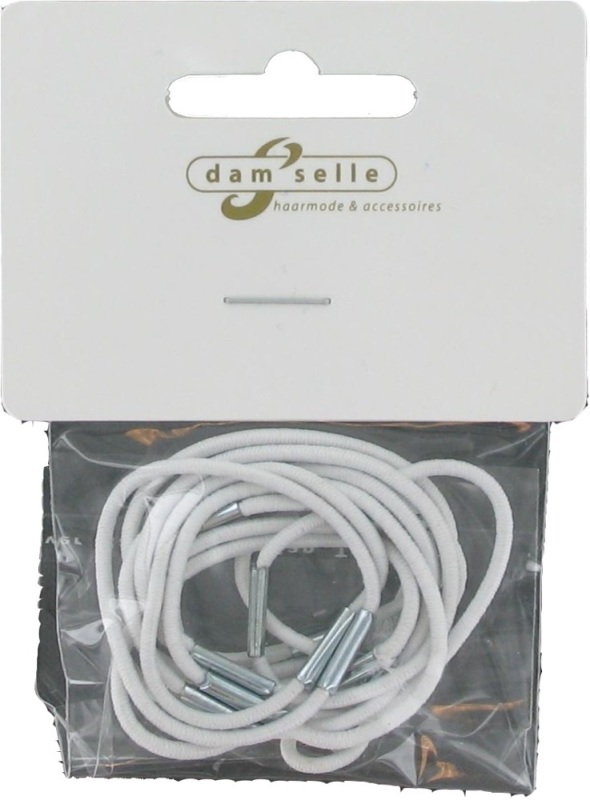 Damselle Elastiek Wit Klein 12 stuks