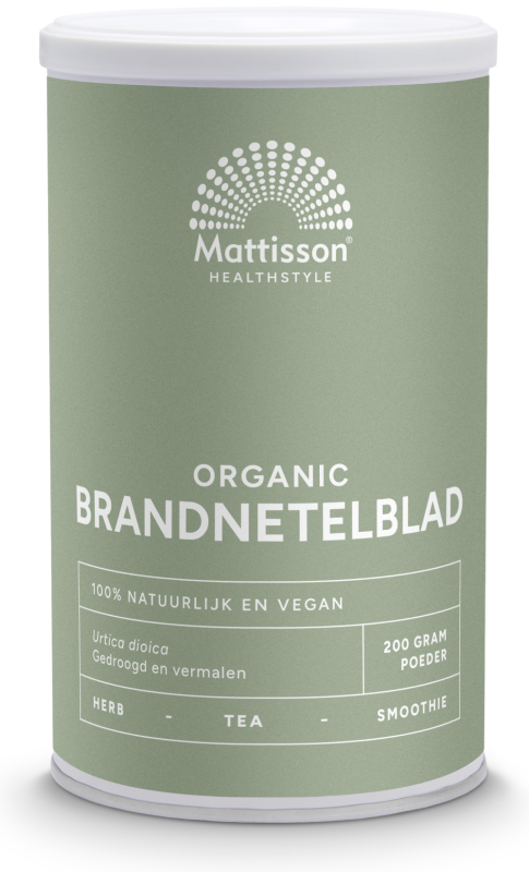 Mattisson Biologisch Brandnetelblad Poeder 200 Gram