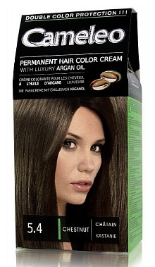 Haarkleuring permanente creme kleuring kastanje 5.4 1 stuk