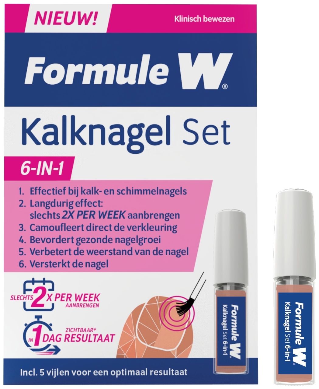 Formule W Kalknagelset 6-in-1 4 ml