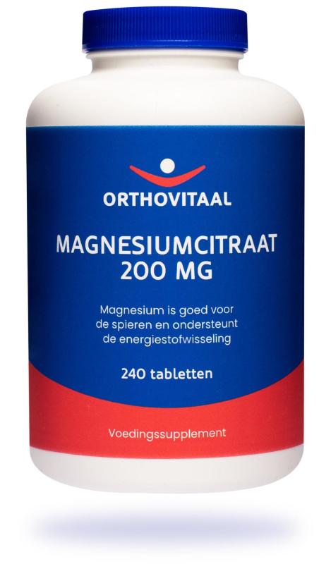 Magnesium Citraat 200 mg 240tb