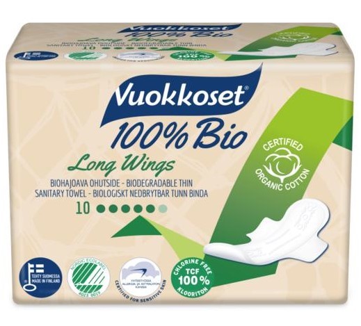 Maandverband long wings 10st