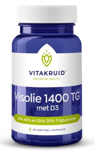Visolie 1400 TG met D3 30 Softgels