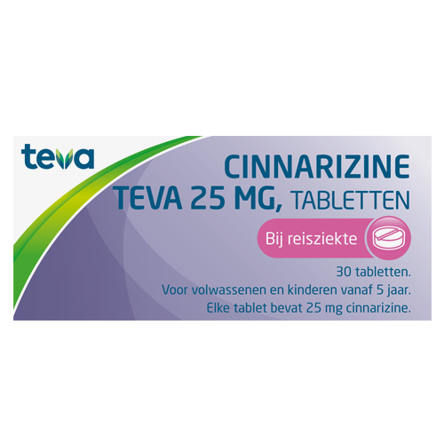 Cinnarizine 25 mg 30 tabletten